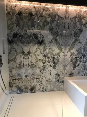 salle de bain marbre