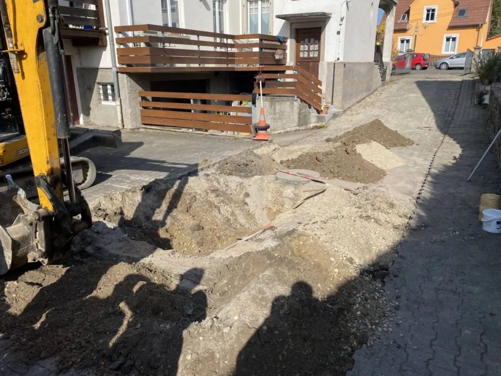 Travaux d'assainissement à Strasbourg CLK 