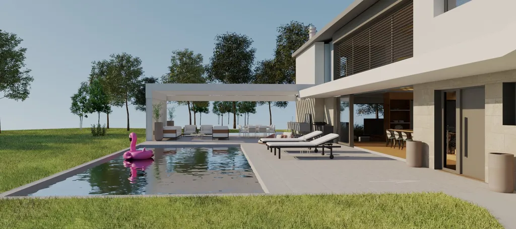 Maison d'architecte - espace jardin