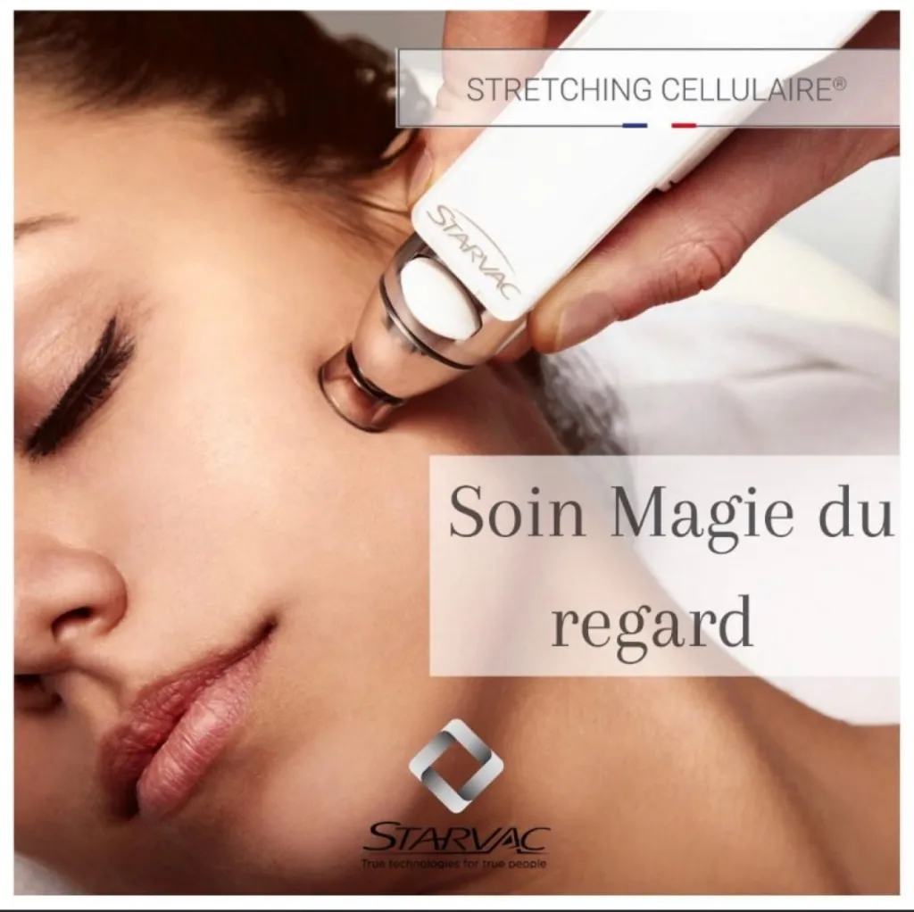 Soin du visage avec l'appareil Starvac Stretching cellulaire à Pertuis 
