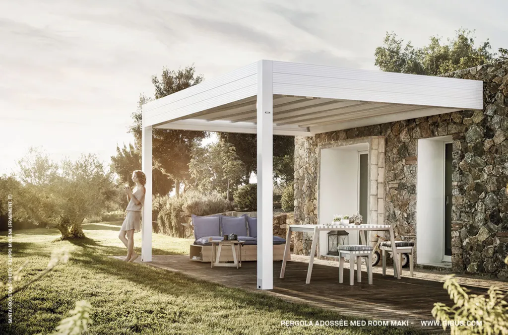 Pergola adossée MED ROOM MAKI
