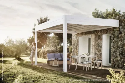 Pergola adossée MED ROOM MAKI