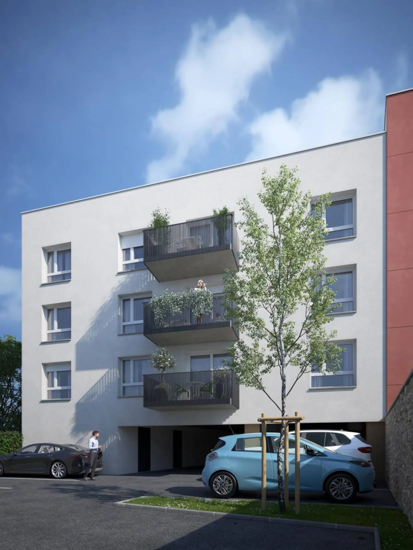 Appartement 1 chambre rouen jardin des plantes (ascenseur,balcon et parking) 