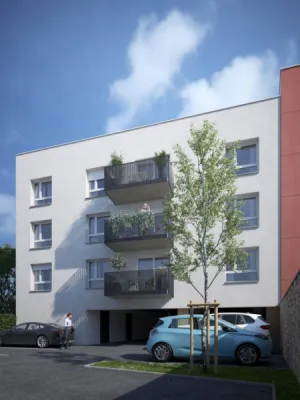 Appartement 1 chambre rouen jardin des plantes (ascenseur,balcon et parking) 