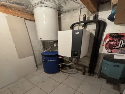 Installation pompe à chaleur air/eau marque THERMOR à sisteron alpes de haute Provence  - Barbero Climatisation -