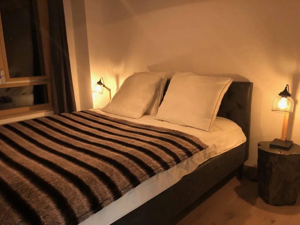 Vente d'un appartement T4 d'exception ski au pied meublé et décoré par un architecte d'intérieur au cœur de la station ARC 1800