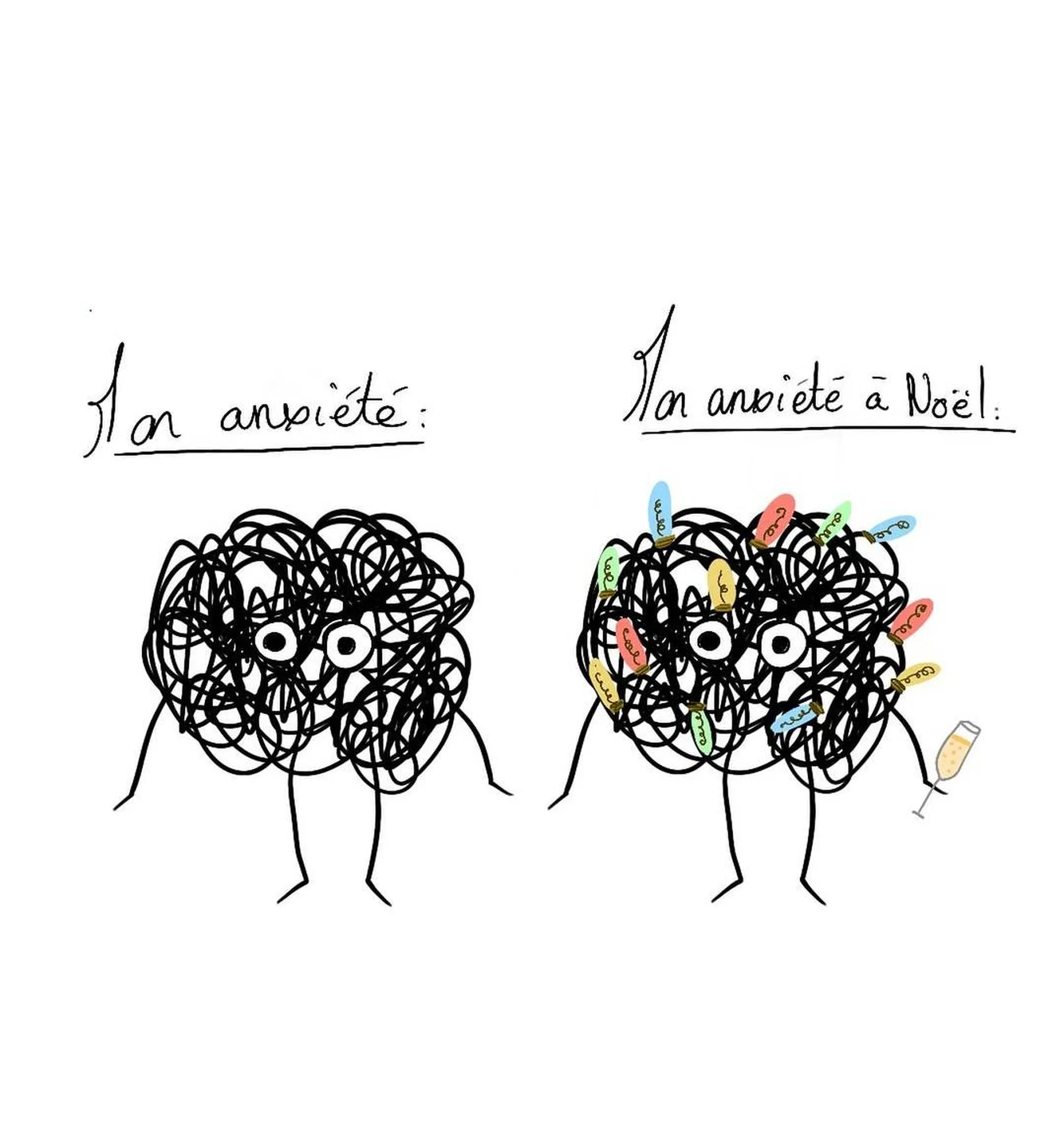 Le stress des fetes de Noel