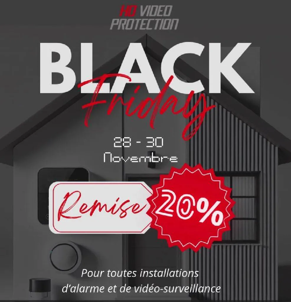 Black friday alarme et vidéosurveillance Var