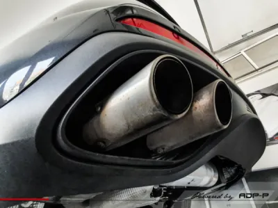 Akrapovic Titanium exhaust Porsche Panamera Turbo 971 4.0 V8 Bi-Turbo 550cv | ADP Performance Marseille