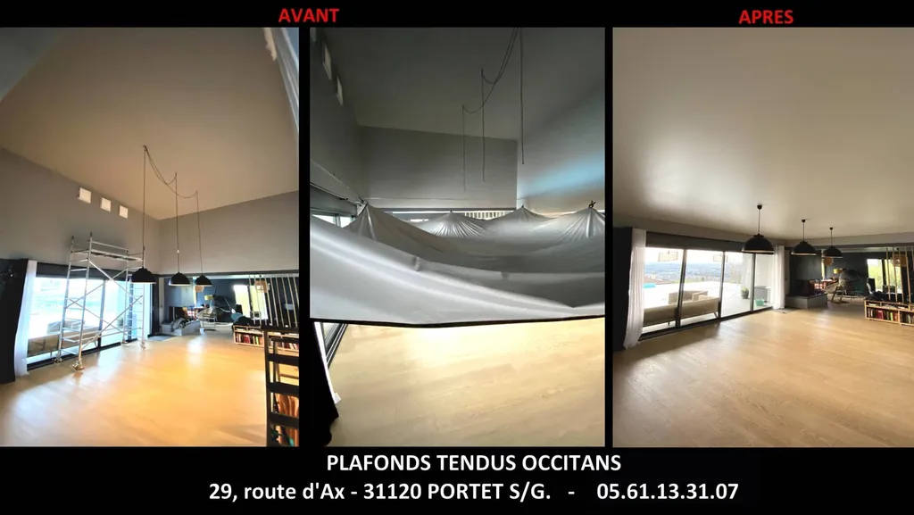 Comment abaisser un plafond trop haut, sans gros travaux, sur Toulouse - Plafonds tendus Occitans Toulouse