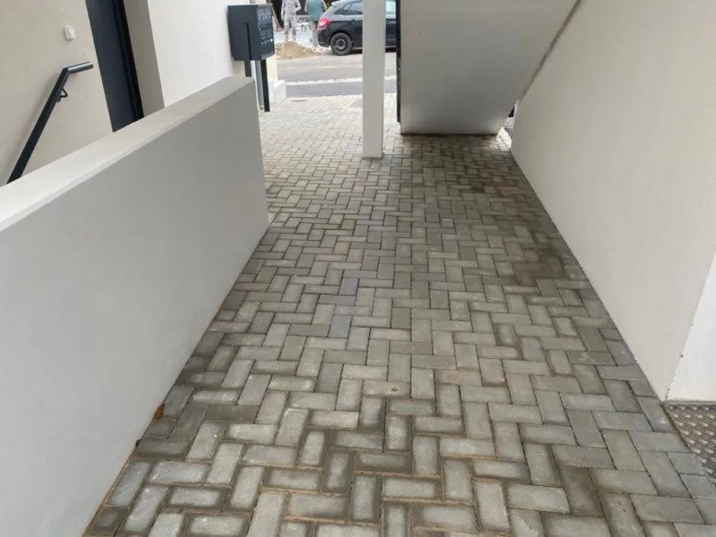 Pose de pavé pour lotissement situé à Mommenheim proche d'Haguenau 