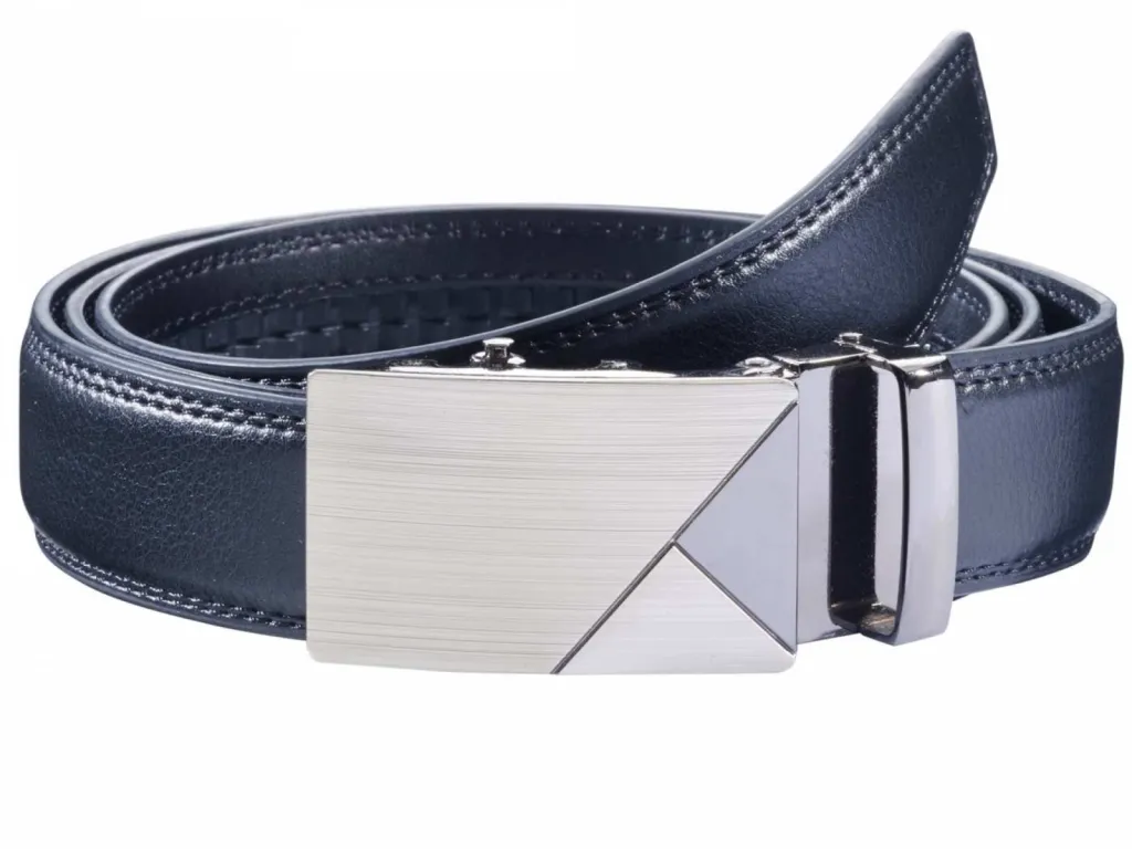   Photographe packshot maroquinerie CEINTURE NOIRE CROÛTE DE CUIR BOUCLE AUTOMATIQUE
