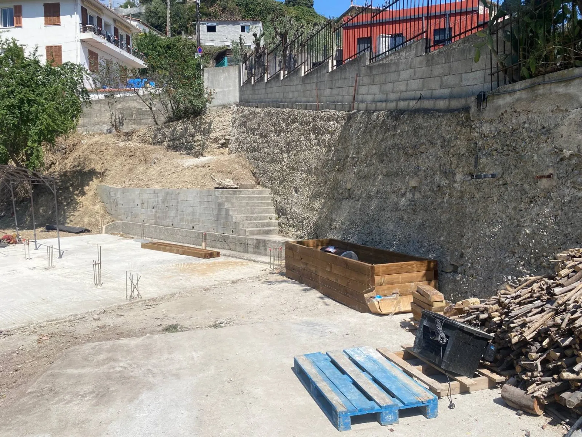 Création de bacs en bois pour potager à Nice