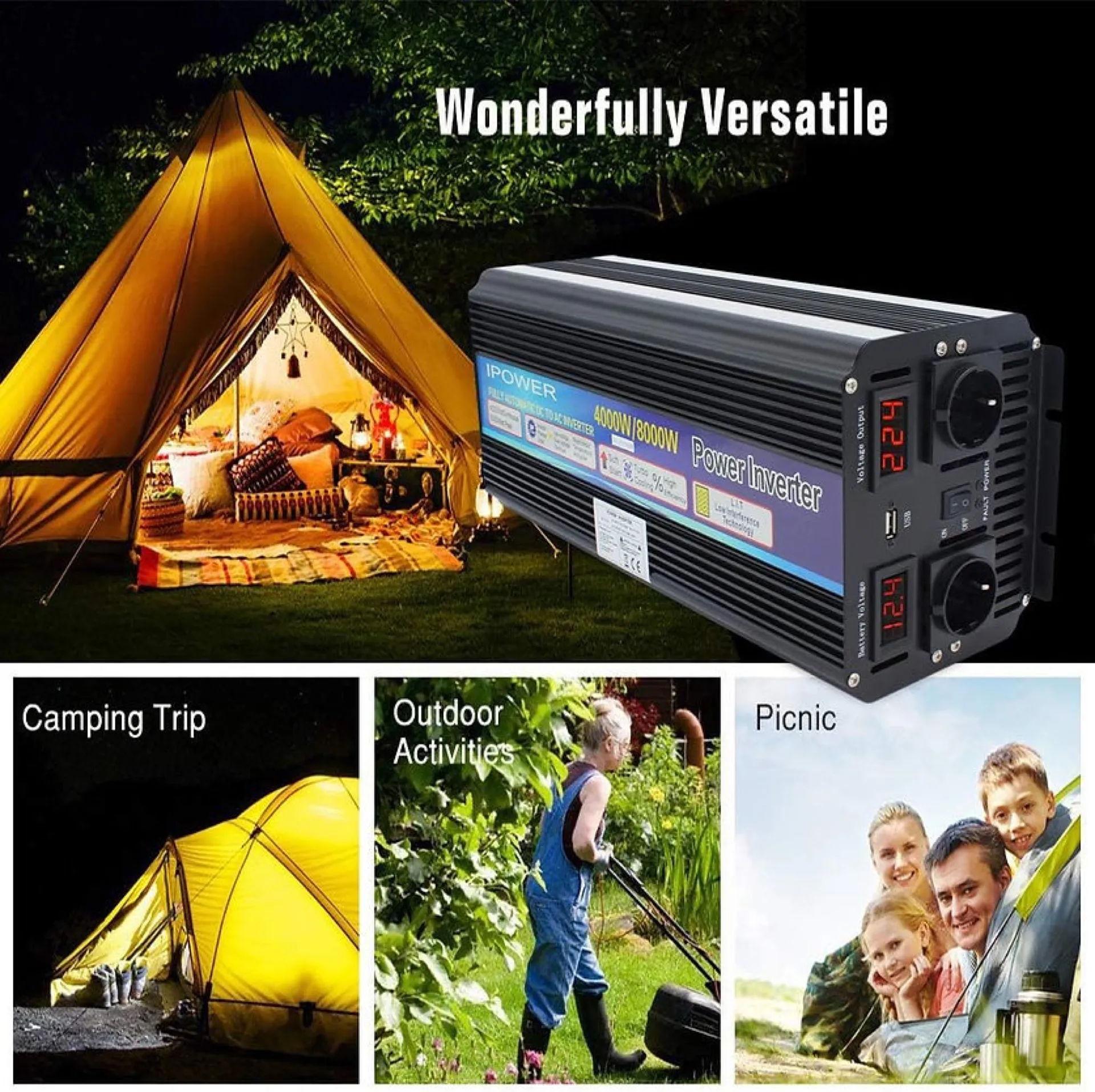 TRANSFO 12V 220 V HAUTE PUISSANCE