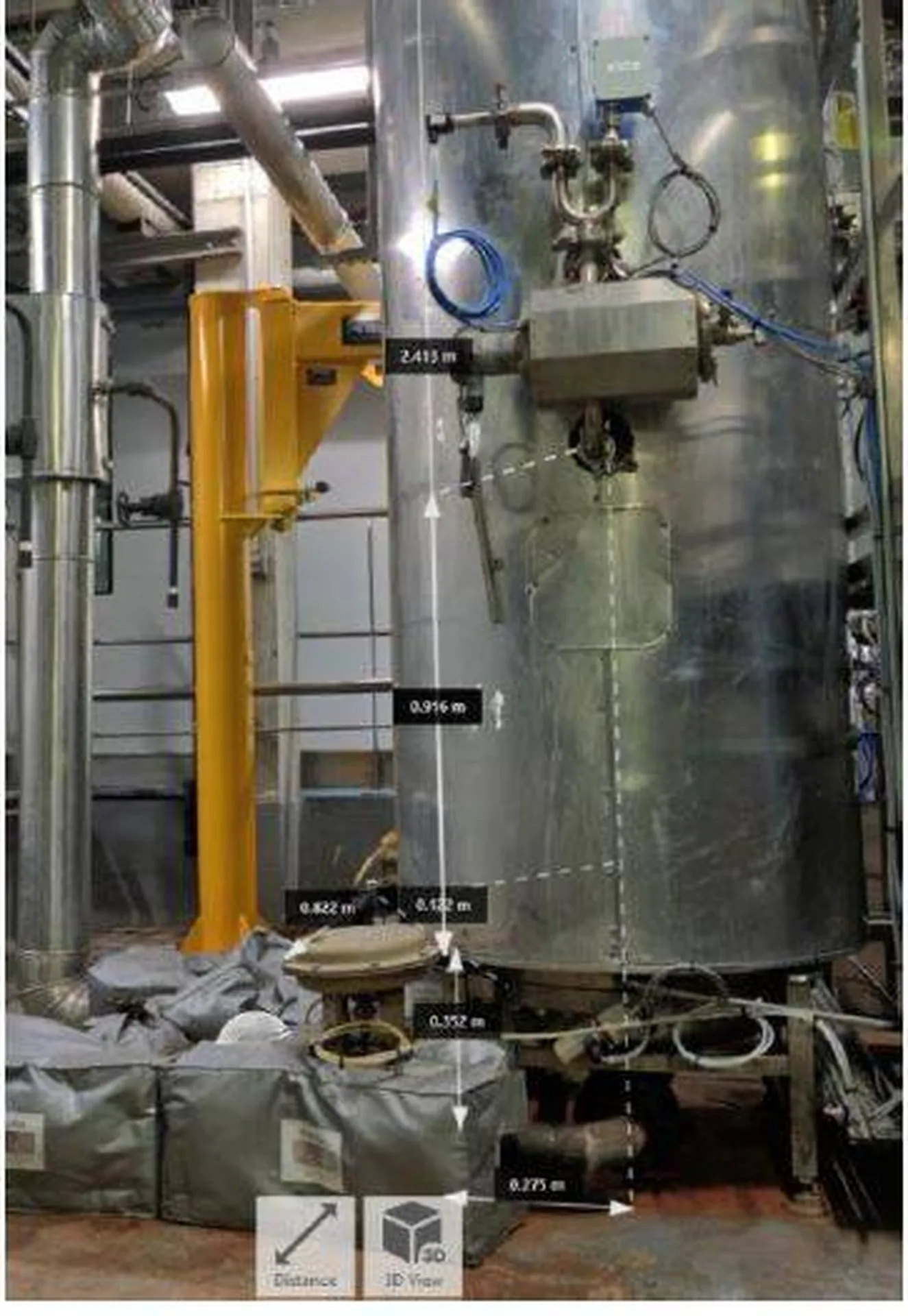 Relevé de cotes scan laser