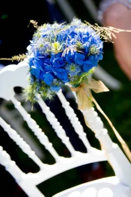 bleu majorelle pour mariage chic