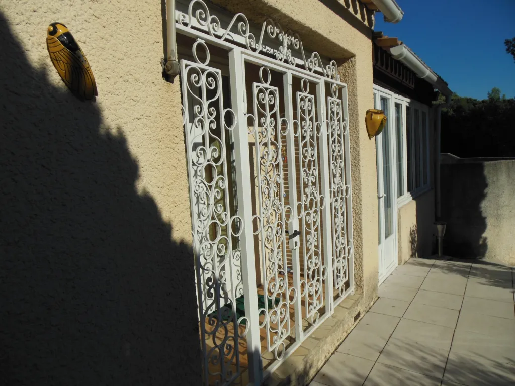 GRILLES DE PROTECTION ENTREE EN FER FORGE AMOVIBLES LANCON DE PROVENCE