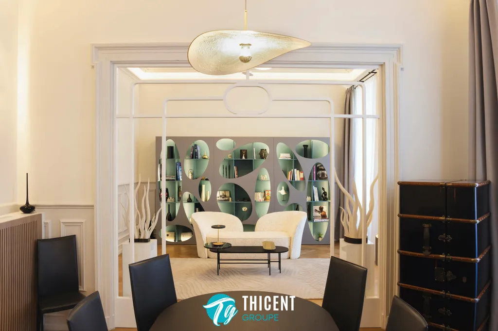 Thicent Construction – Maîtrise d’œuvre – Projet Mima, Strasbourg – Appartement haussmannien réinventé