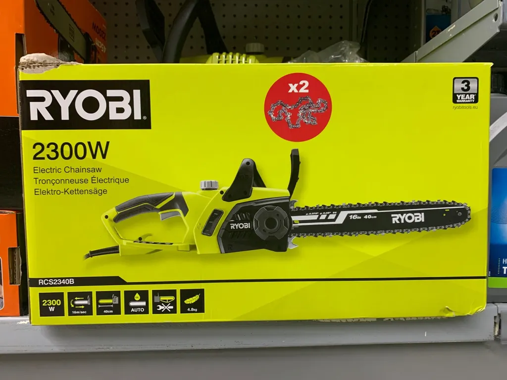 Tronçonneuse électrique Ryobi