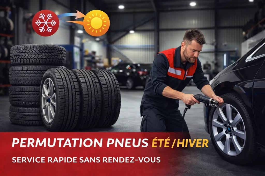 permutation pneus été hiver
