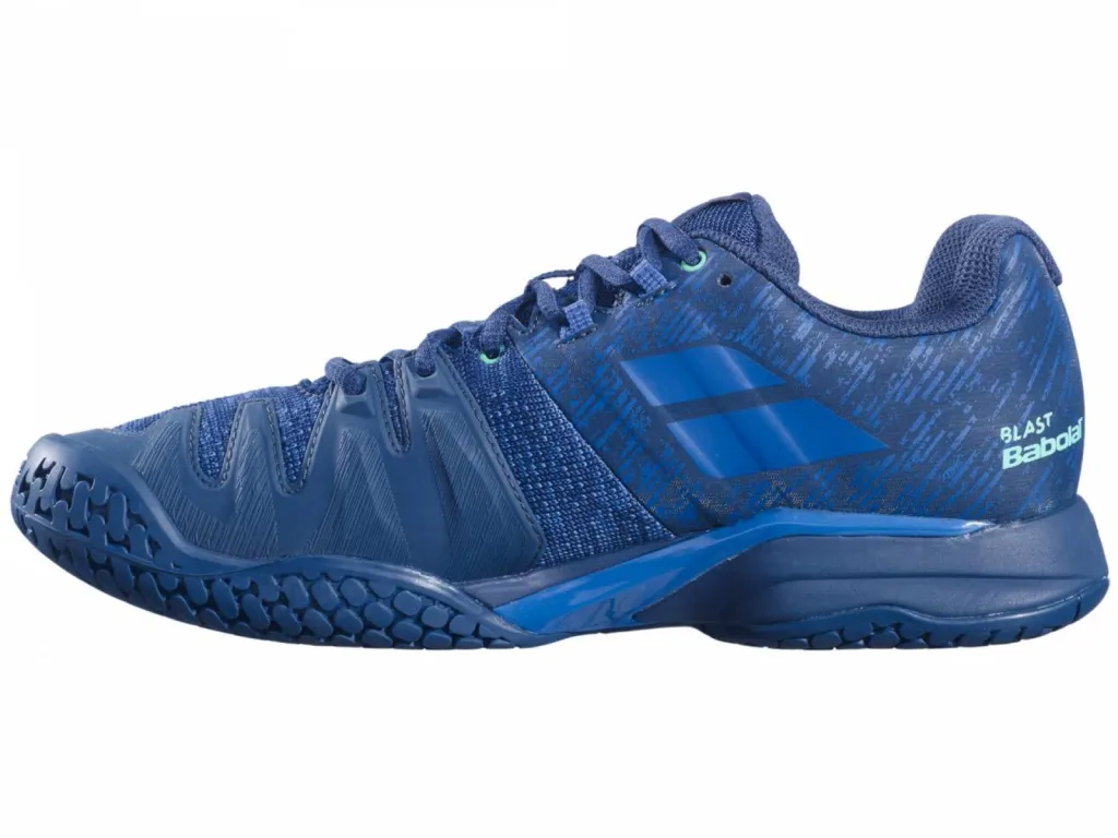 packshot chaussure babolat bleu marine intérieur