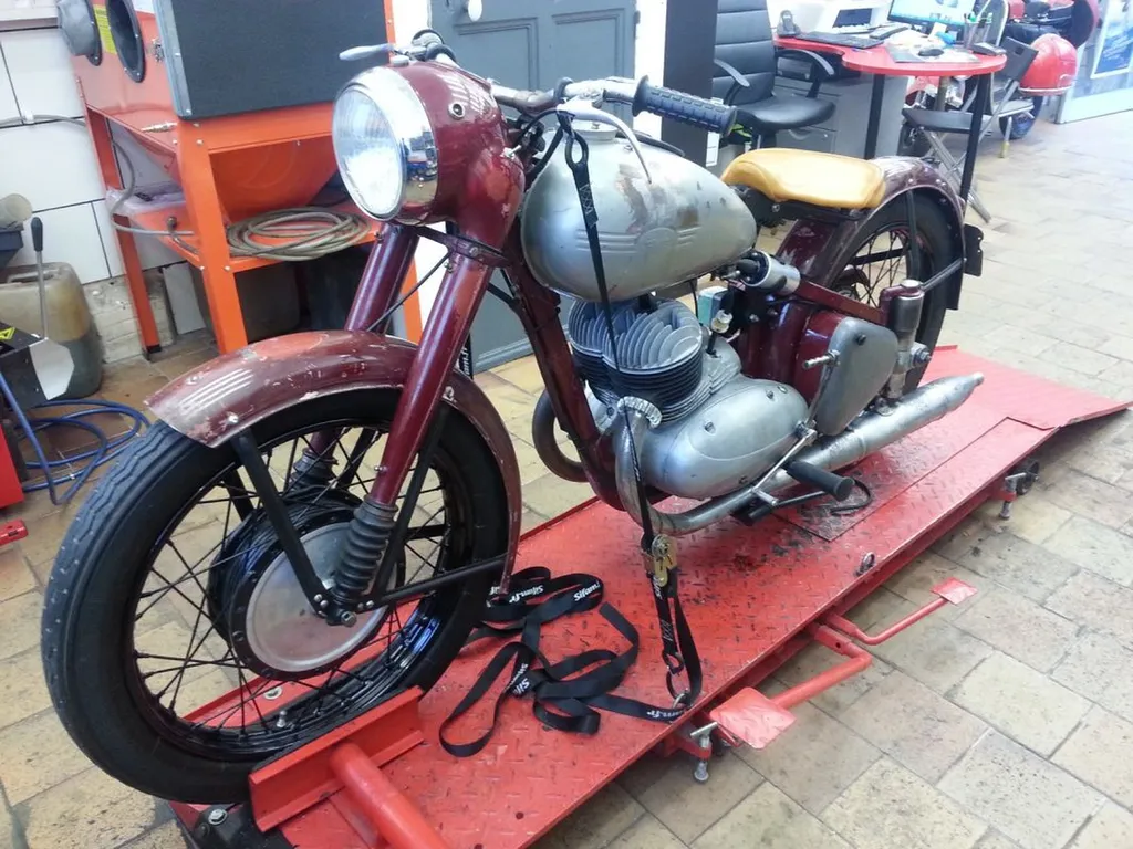 JAWA PERAK 350cc de 1953 PACA