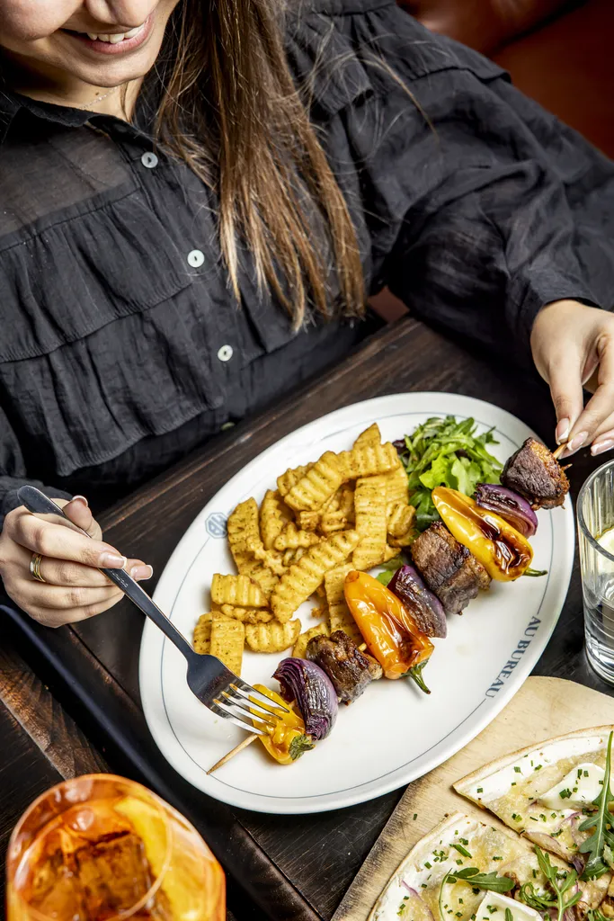 Brochette de canard