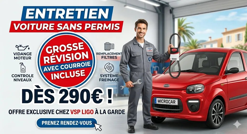vsp ligo permis pas cher entretien courroie