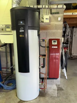 Installation du ballon thermodynamique YACK au Rove par PESS.