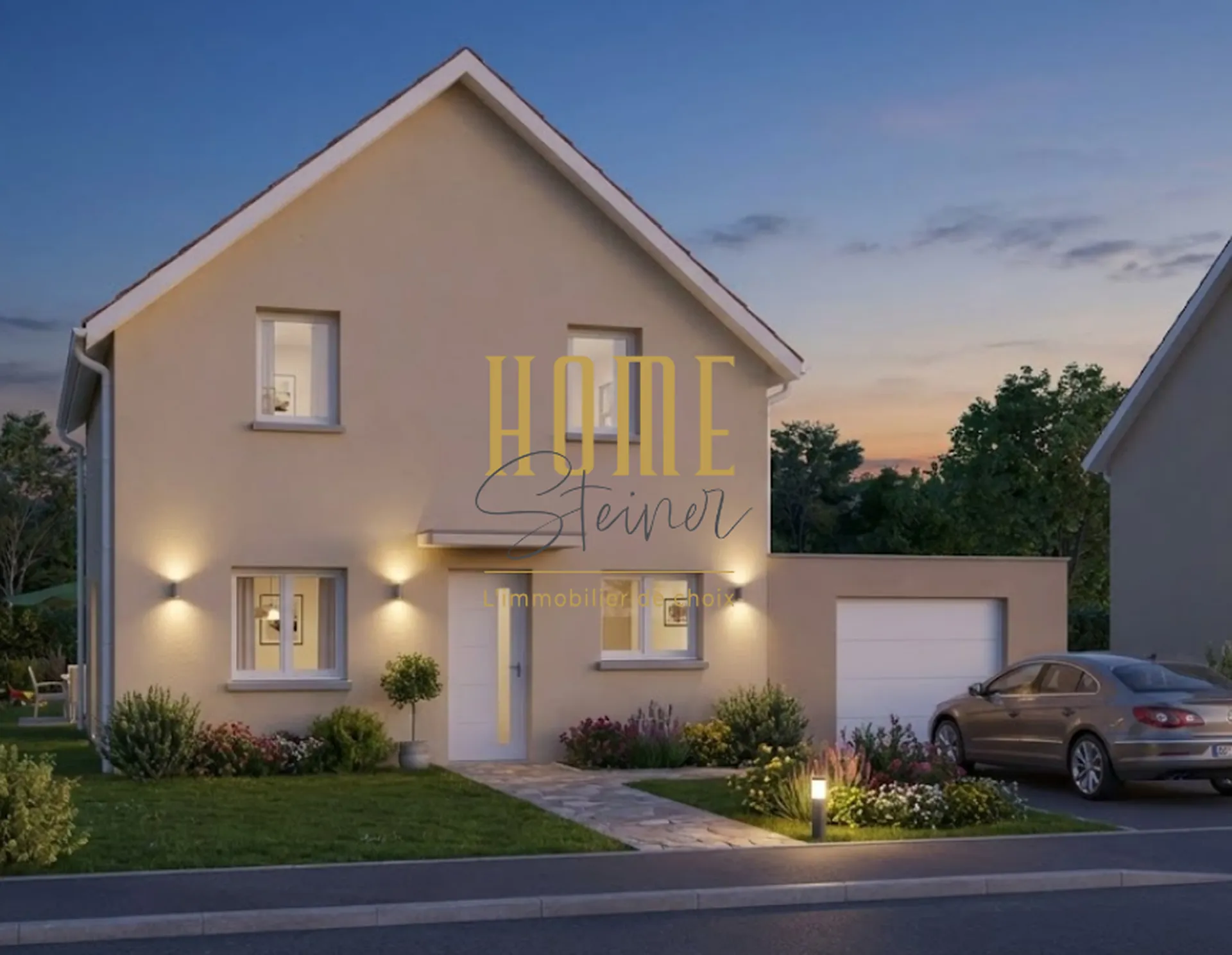 Maisons neuves 5 pièces avec jardin à Erstein, dans un environnement résidentiel calme