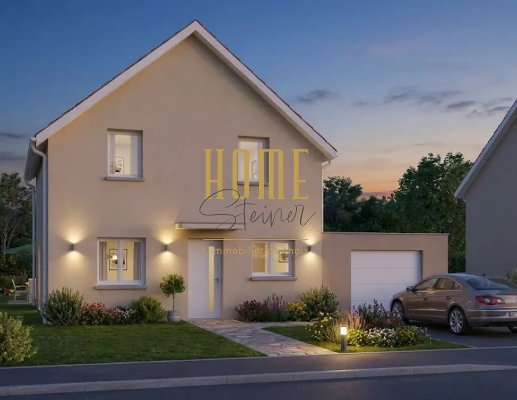 Maisons neuves 5 pièces avec jardin à Erstein, dans un environnement résidentiel calme