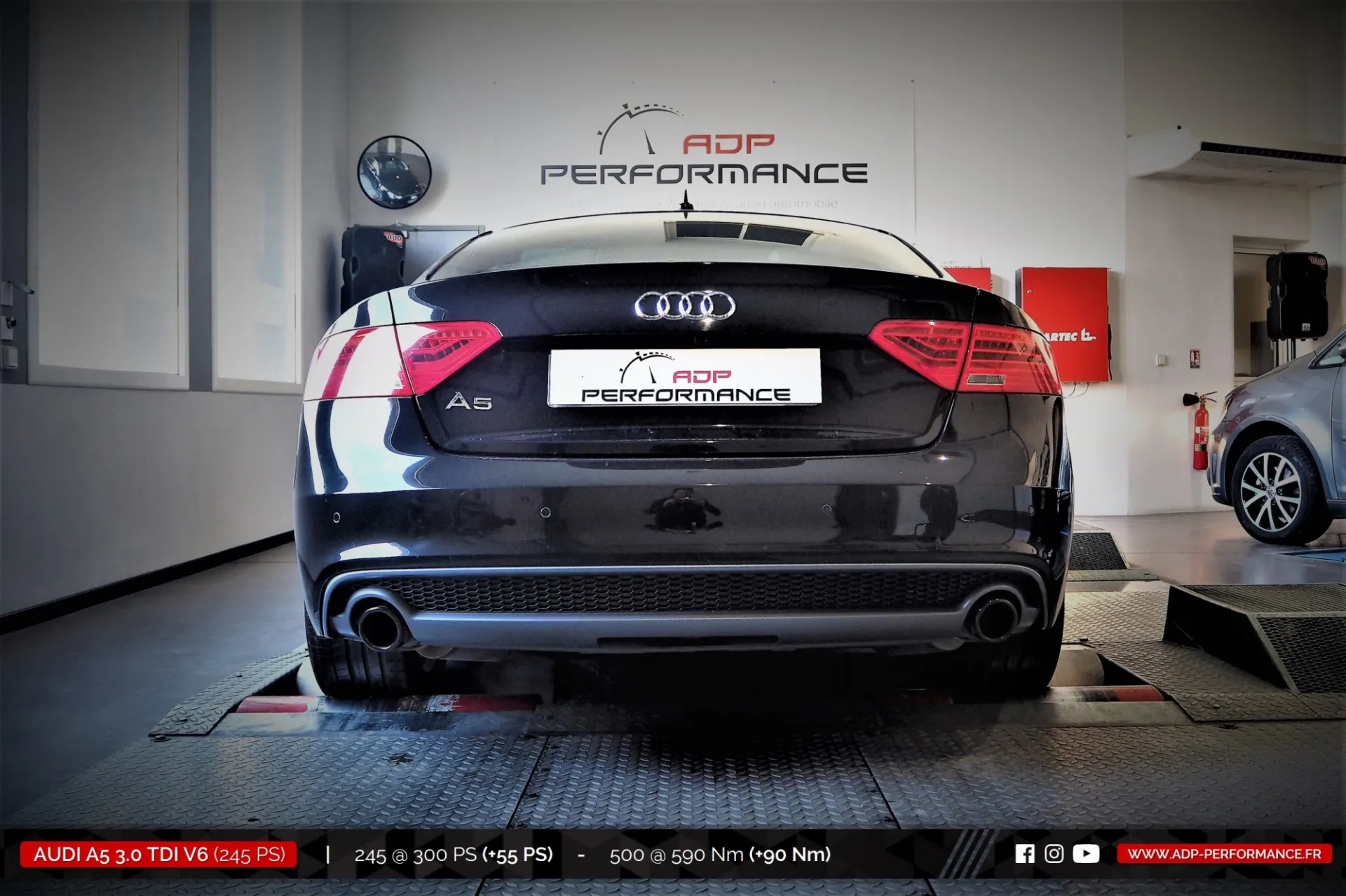 Reprogrammation moteur Salon de Provence - Audi A5 (Mk2) 3.0 TDI V6 245cv - ADP Performance