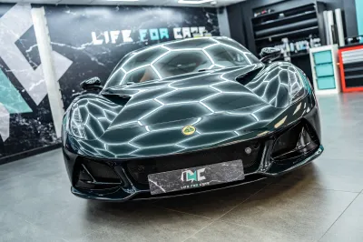 PPF XPEL Ultimate plus sur une Lotus Emira près d'Andorre 