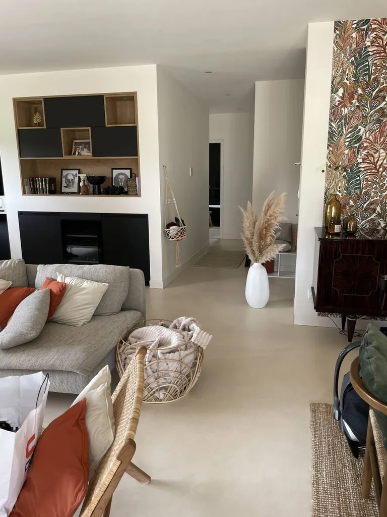 Sol en BETON CIRE Pour villa à Bandol proche Sanary