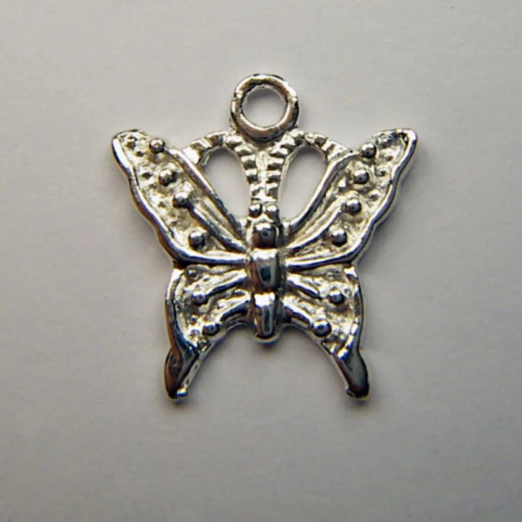 Pendentif papillon en étain