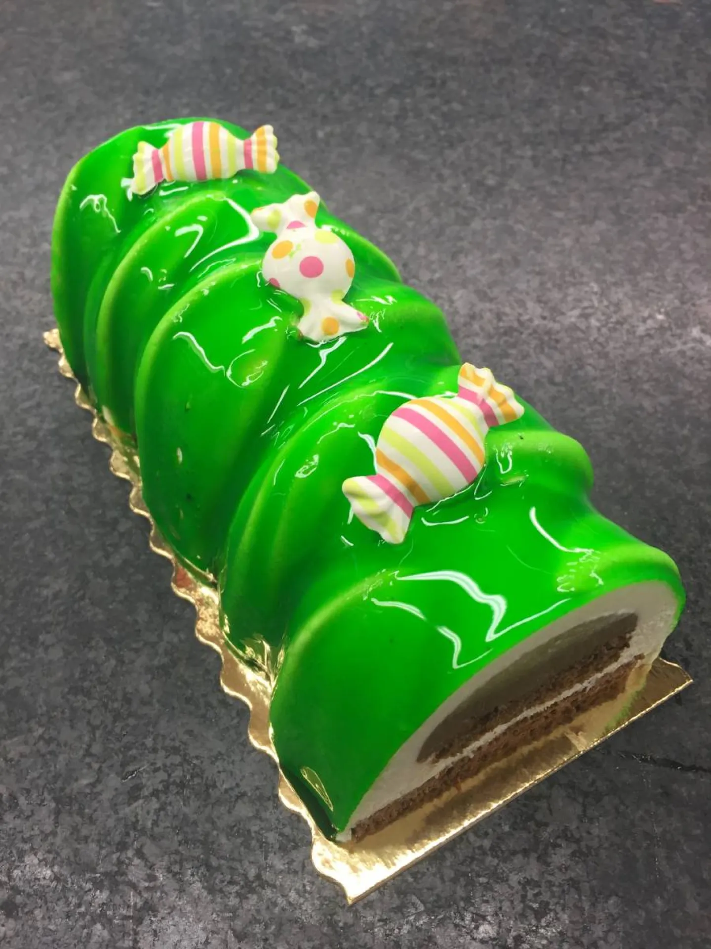 buche poire/chocolat,villefranche sur saone