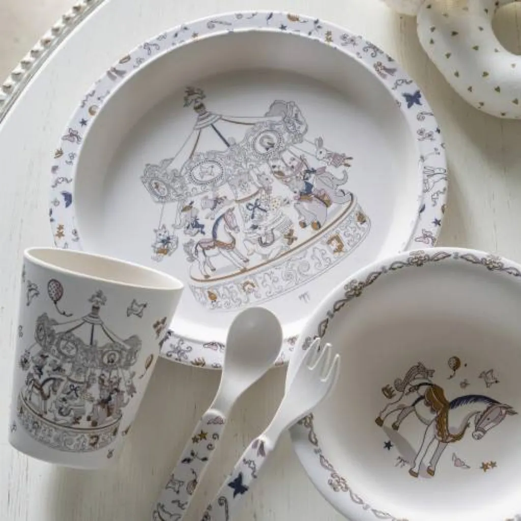 Mon premier coffret repas bébé Carrousel Mathilde M - Inspirations d'Intérieurs 