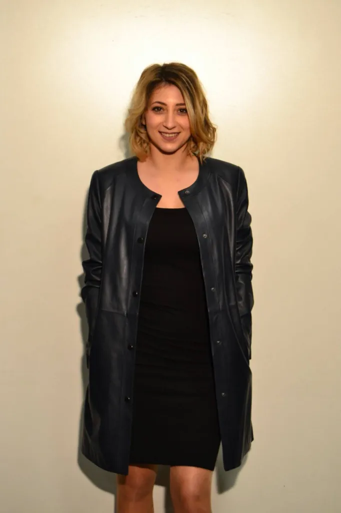 manteau cuir GIORGIO femme