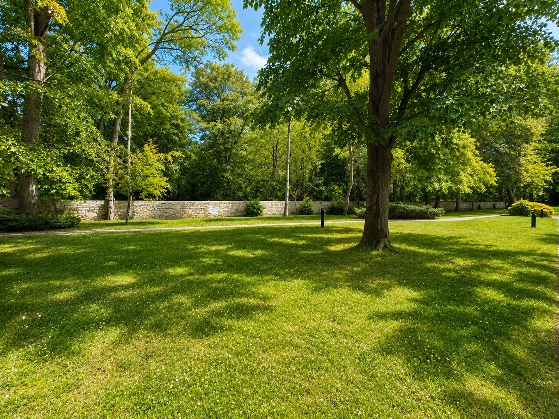 parc et verdure le calme chez Helix immobilier 