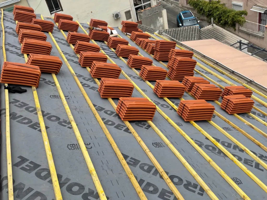 Nouvelle réfection de toiture de maison près de Martigues