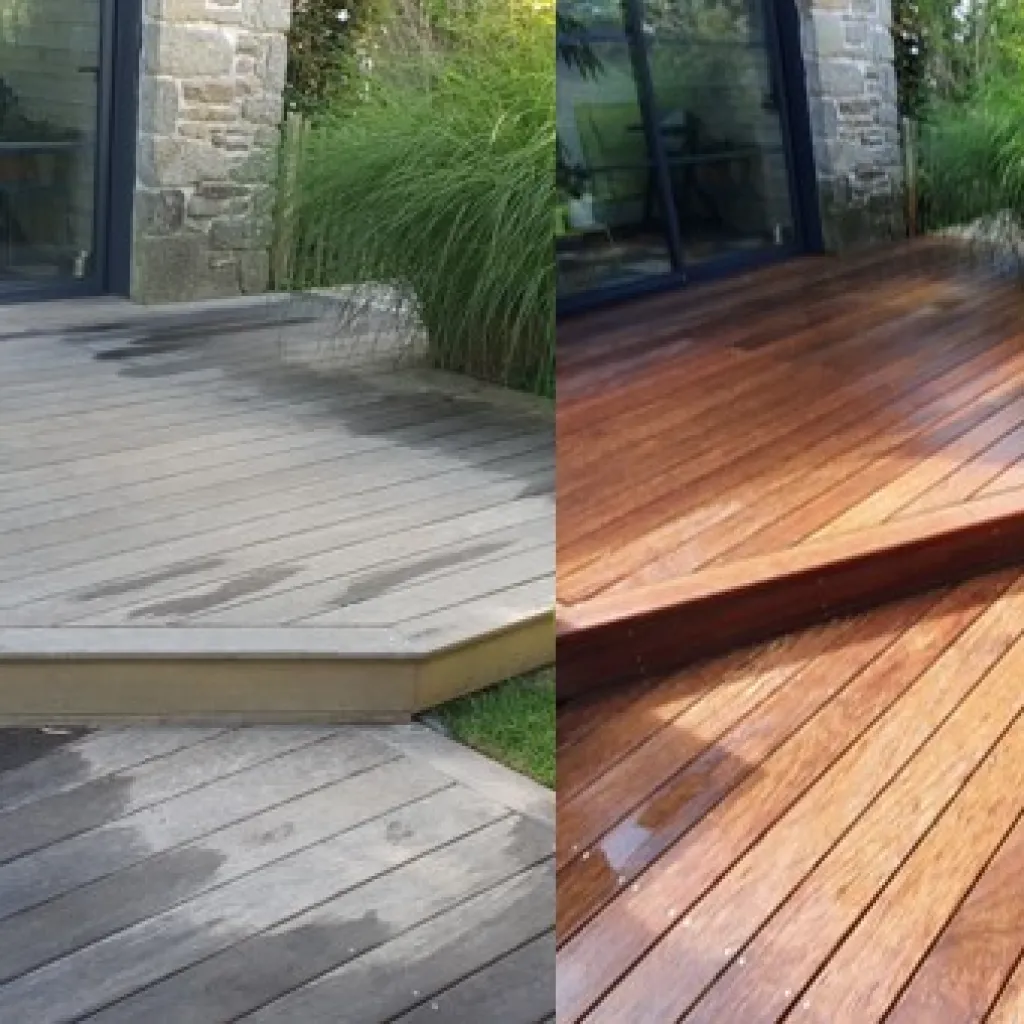 Préparez la vente de votre maison avec un nettoyage complet de la terrasse à Talence