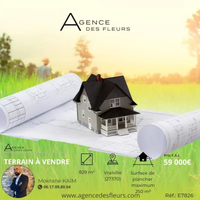 À Vendre : Terrain à Bâtir de 829 m² à Vraiville