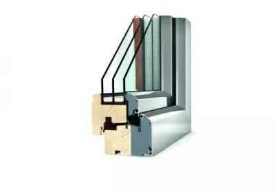 Fenêtre mixte bois/aluminium HF300 Internorm