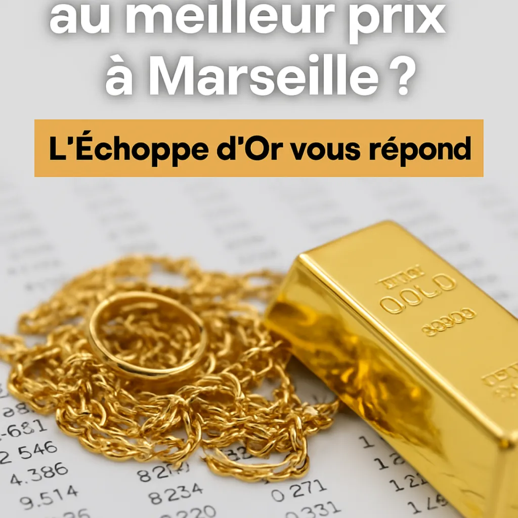 Où vendre de l’or au meilleur prix à Marseille ? L’Échoppe d’Or vous répond