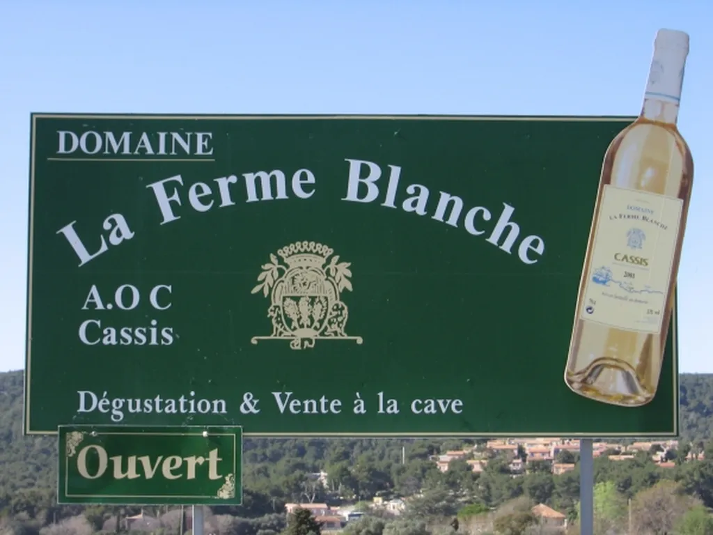 Vin la ferme blanche - immobilier cassis