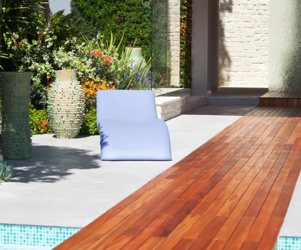 Paysagiste dans les Bouches du Rhone pour aménagement d’un jardin méditerranéen moderne autour d’une piscine à Aix en Provence (13)