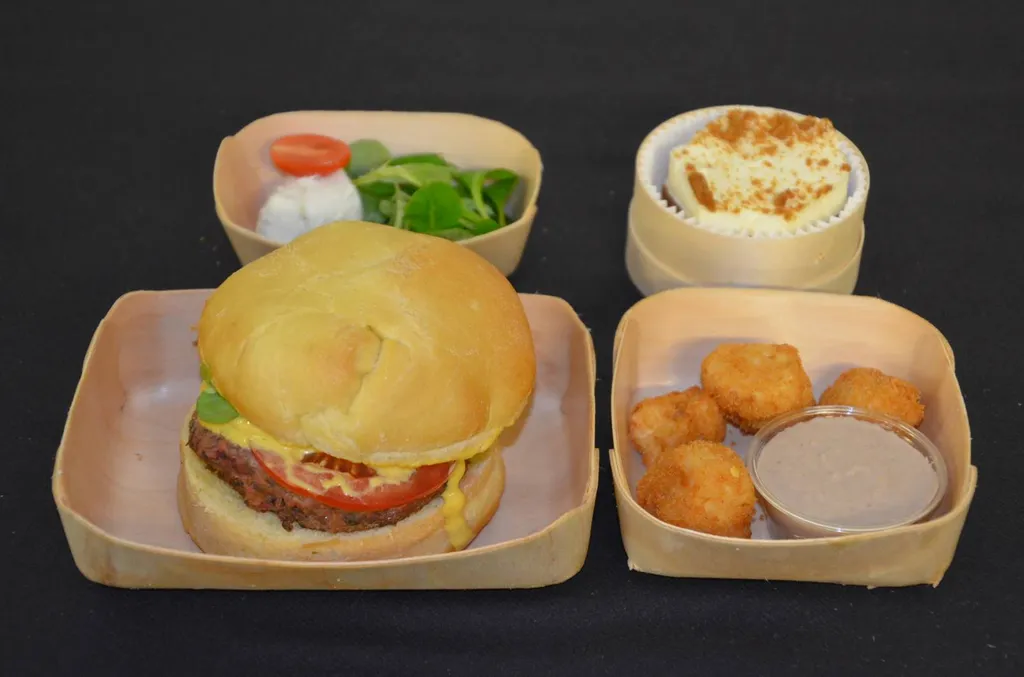 plateau repas végétarien