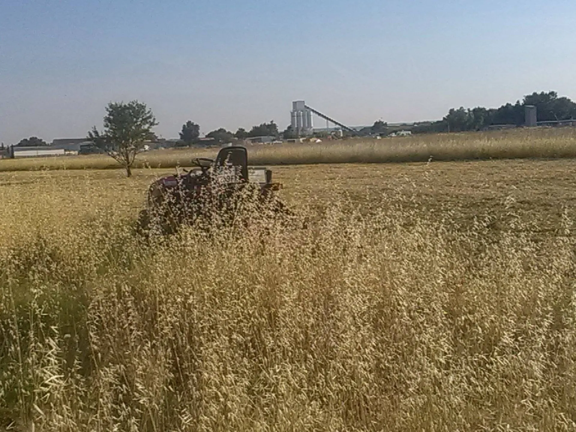 Le débroussaillage au tracteur d’une parcelle de plus de 10 000 m² à Berre