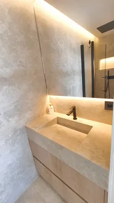 Création de salle de bain avec douche à l’italienne, caniveau et paroi de douche | M.M. Climatisation & Plomberie
