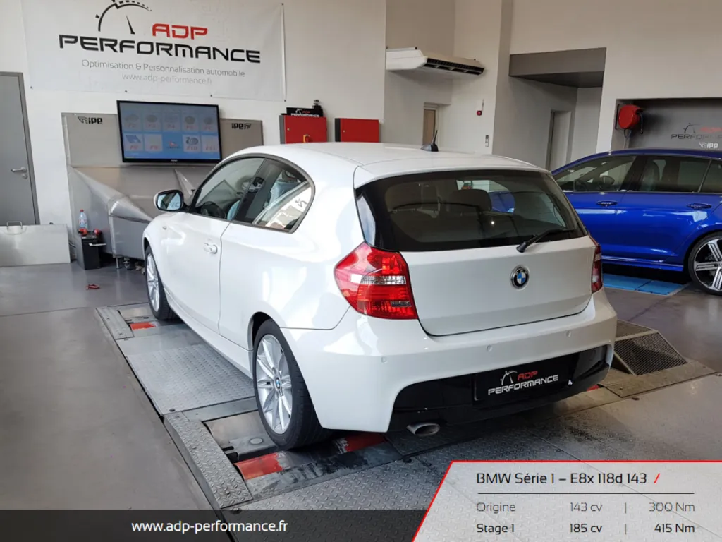 Reprogrammation moteur Aix en Provence- BLW Serie 1 E8x 118d 143 - ADP Performance